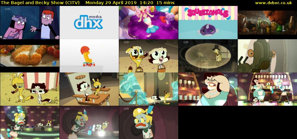 The Bagel and Becky Show (CITV) Monday 29 April 2019 14:20 - 14:35
