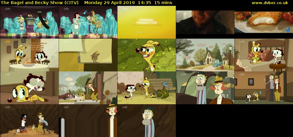 The Bagel and Becky Show (CITV) Monday 29 April 2019 14:35 - 14:50