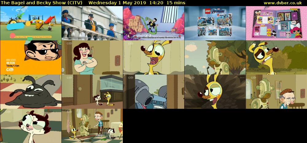 The Bagel and Becky Show (CITV) Wednesday 1 May 2019 14:20 - 14:35
