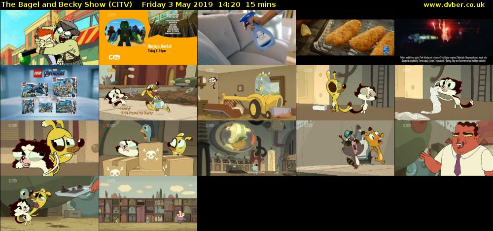 The Bagel and Becky Show (CITV) Friday 3 May 2019 14:20 - 14:35