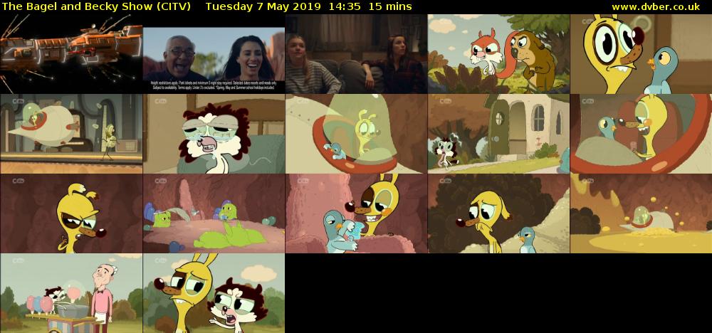 The Bagel and Becky Show (CITV) Tuesday 7 May 2019 14:35 - 14:50
