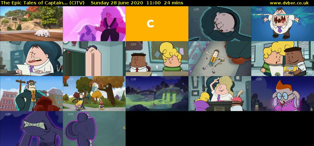 The Epic Tales of Captain... (CITV) Sunday 28 June 2020 11:00 - 11:24