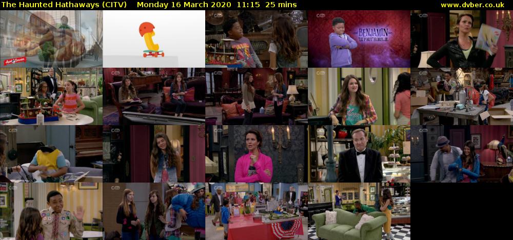 The Haunted Hathaways (CITV) Monday 16 March 2020 11:15 - 11:40