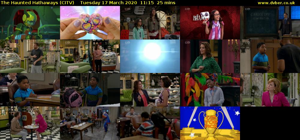 The Haunted Hathaways (CITV) Tuesday 17 March 2020 11:15 - 11:40