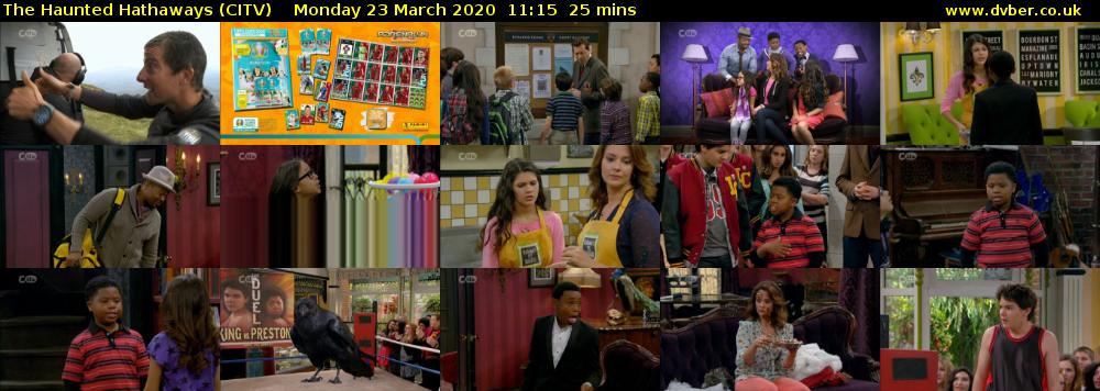 The Haunted Hathaways (CITV) Monday 23 March 2020 11:15 - 11:40