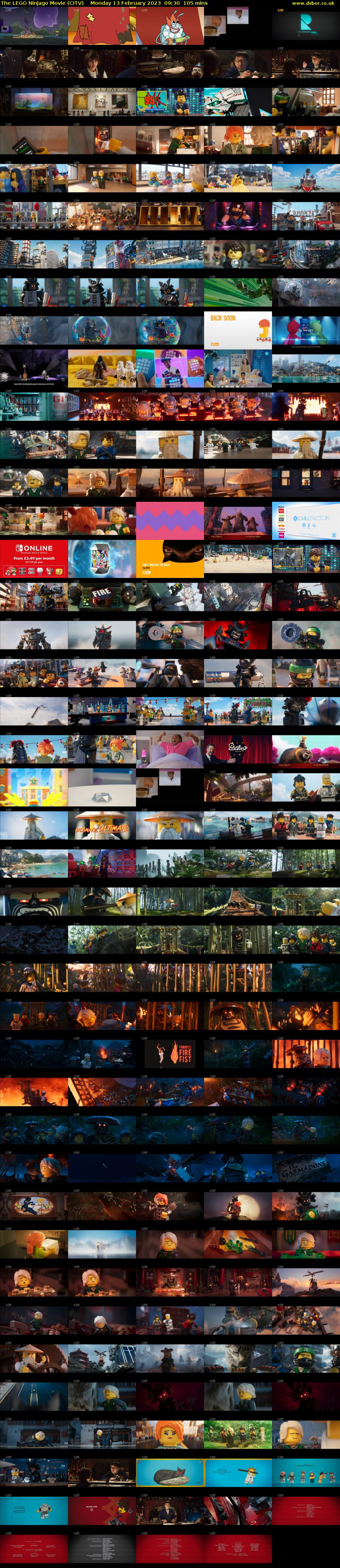 The LEGO Ninjago Movie (CITV) Monday 13 February 2023 09:30 - 11:15