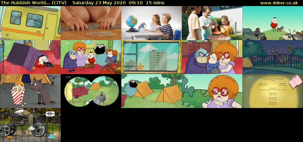 The Rubbish World... (CITV) Saturday 23 May 2020 09:10 - 09:25