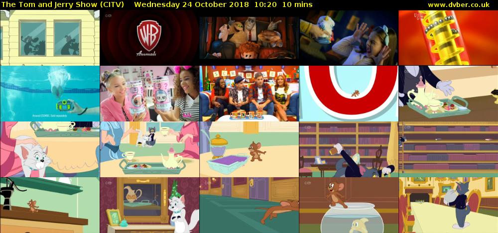 The Tom and Jerry Show (CITV) Wednesday 24 October 2018 10:20 - 10:30