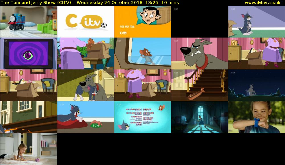 The Tom and Jerry Show (CITV) Wednesday 24 October 2018 13:25 - 13:35