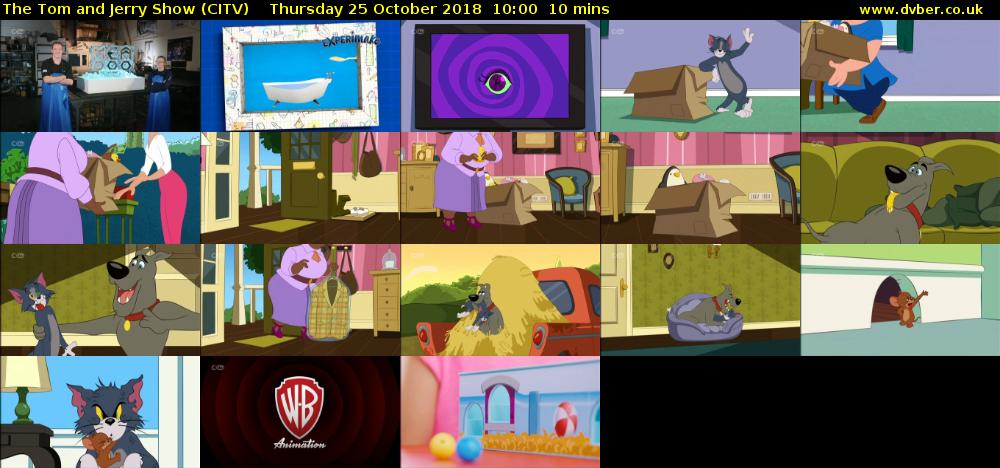 The Tom and Jerry Show (CITV) Thursday 25 October 2018 10:00 - 10:10