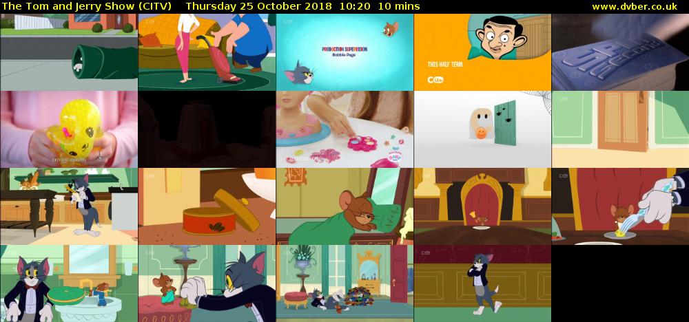 The Tom and Jerry Show (CITV) Thursday 25 October 2018 10:20 - 10:30