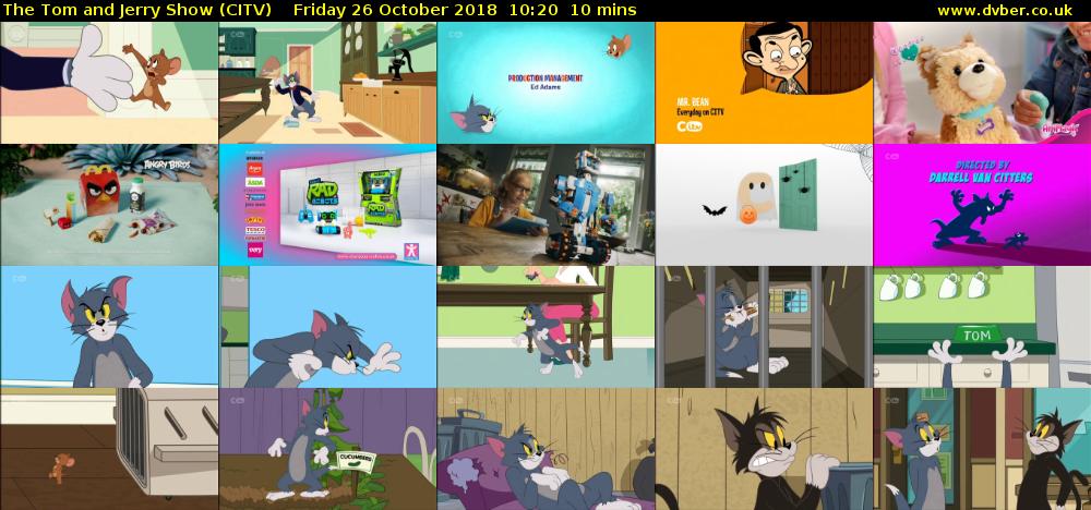 The Tom and Jerry Show (CITV) Friday 26 October 2018 10:20 - 10:30