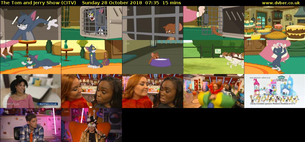The Tom and Jerry Show (CITV) Sunday 28 October 2018 07:35 - 07:50