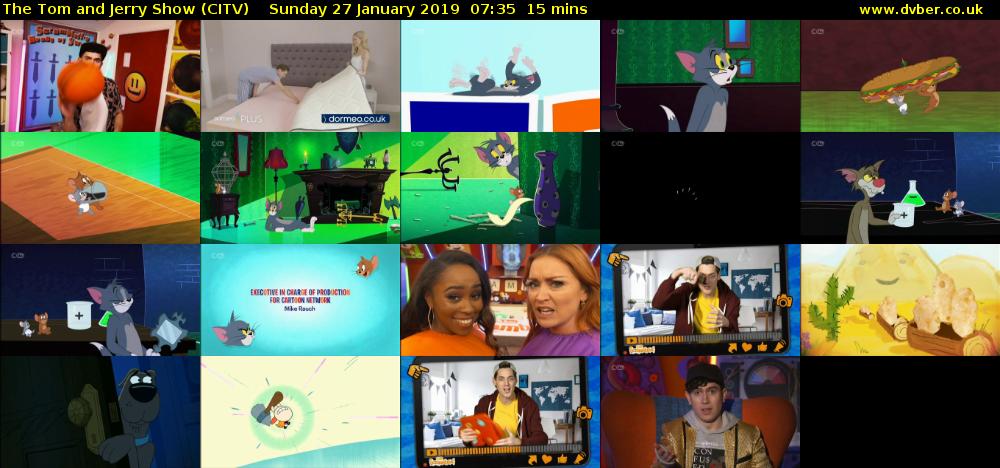 The Tom and Jerry Show (CITV) Sunday 27 January 2019 07:35 - 07:50