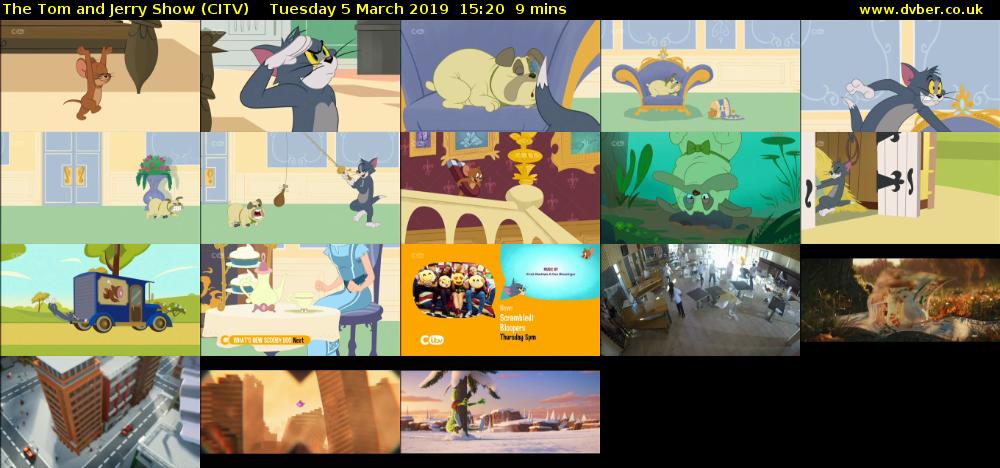 The Tom and Jerry Show (CITV) Tuesday 5 March 2019 15:20 - 15:29