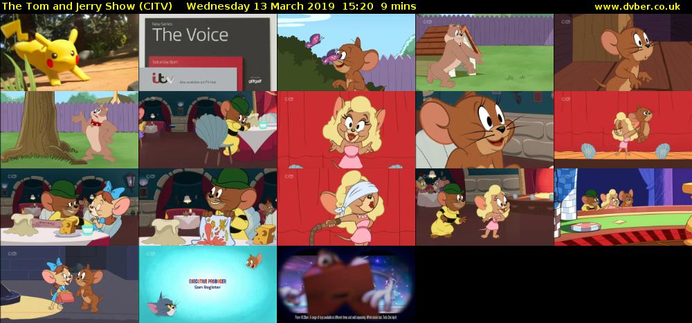 The Tom and Jerry Show (CITV) Wednesday 13 March 2019 15:20 - 15:29