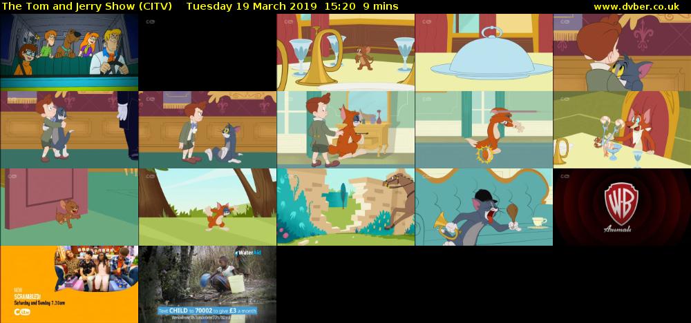 The Tom and Jerry Show (CITV) Tuesday 19 March 2019 15:20 - 15:29
