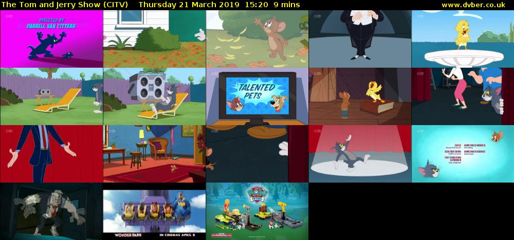 The Tom and Jerry Show (CITV) Thursday 21 March 2019 15:20 - 15:29