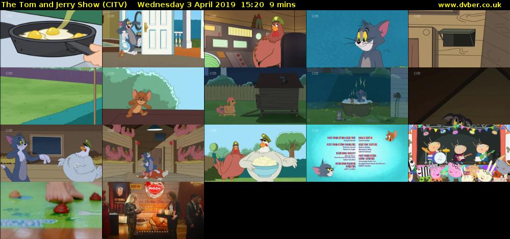 The Tom and Jerry Show (CITV) Wednesday 3 April 2019 15:20 - 15:29