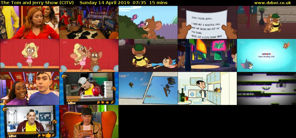 The Tom and Jerry Show (CITV) Sunday 14 April 2019 07:35 - 07:50