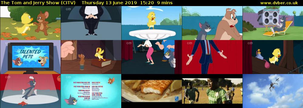 The Tom and Jerry Show (CITV) Thursday 13 June 2019 15:20 - 15:29