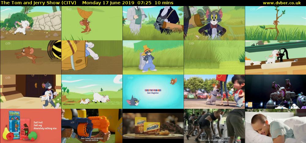 The Tom and Jerry Show (CITV) Monday 17 June 2019 07:25 - 07:35