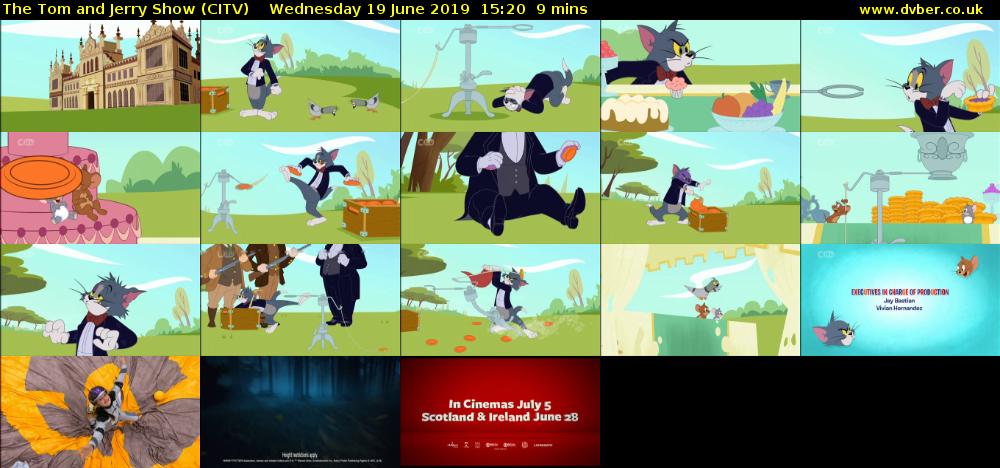 The Tom and Jerry Show (CITV) Wednesday 19 June 2019 15:20 - 15:29