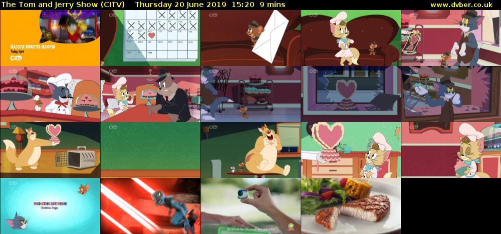 The Tom and Jerry Show (CITV) Thursday 20 June 2019 15:20 - 15:29