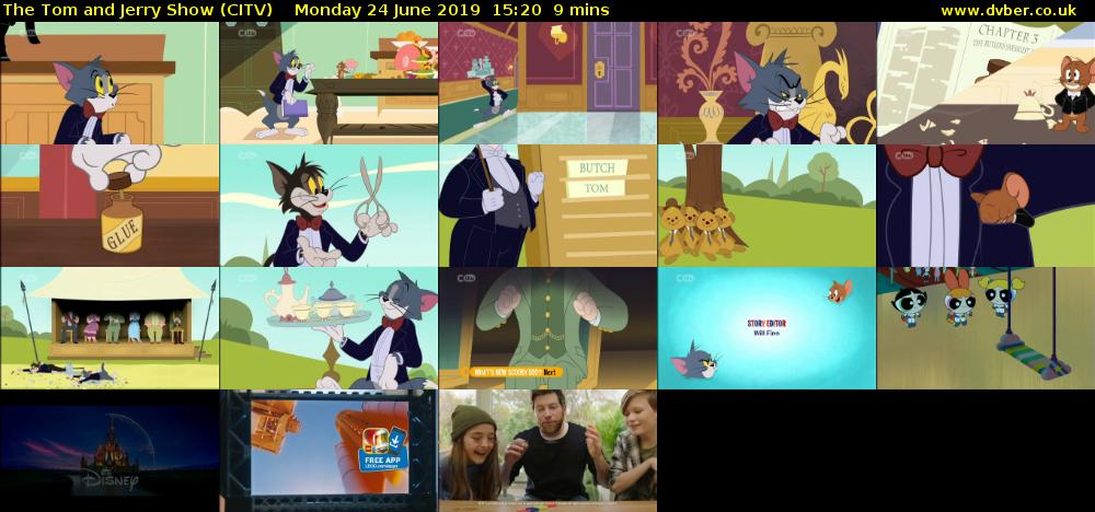 The Tom and Jerry Show (CITV) Monday 24 June 2019 15:20 - 15:29