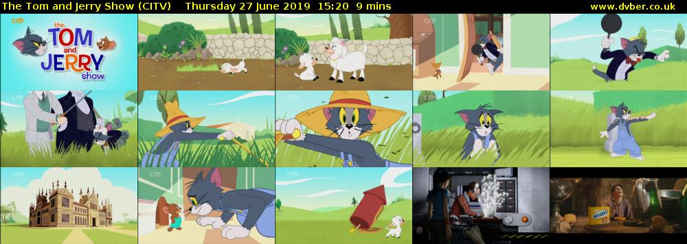 The Tom and Jerry Show (CITV) Thursday 27 June 2019 15:20 - 15:29