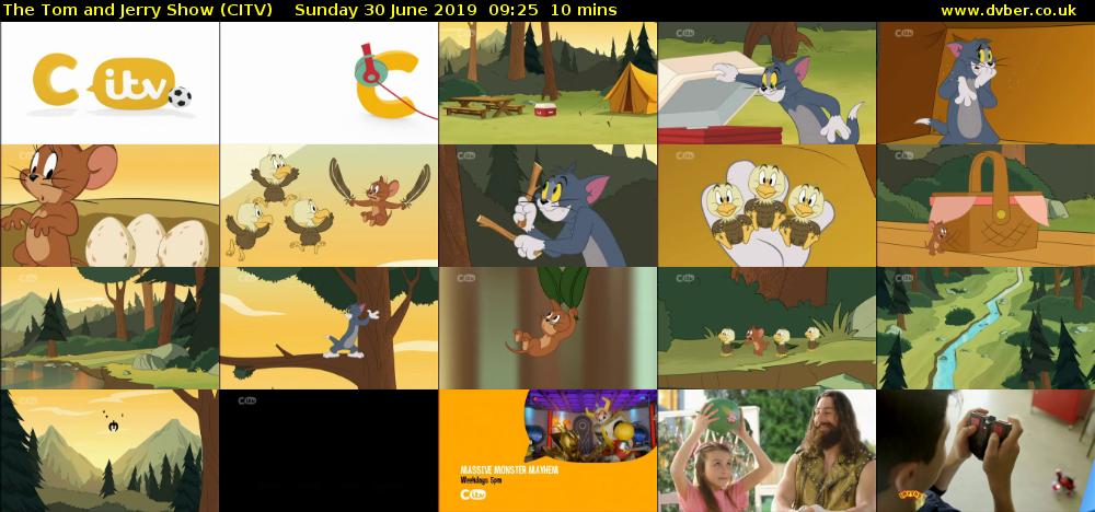 The Tom and Jerry Show (CITV) Sunday 30 June 2019 09:25 - 09:35