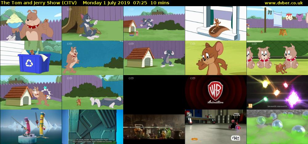 The Tom and Jerry Show (CITV) Monday 1 July 2019 07:25 - 07:35