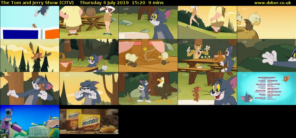 The Tom and Jerry Show (CITV) Thursday 4 July 2019 15:20 - 15:29