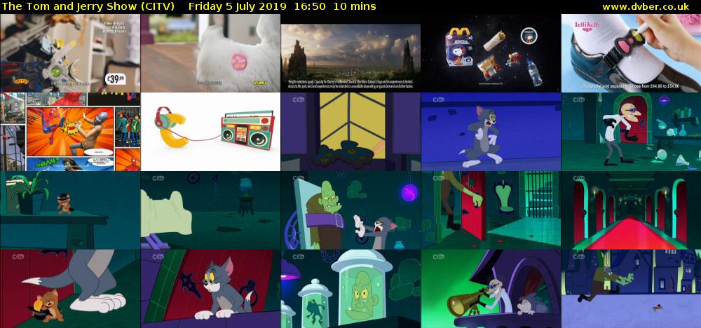 The Tom and Jerry Show (CITV) Friday 5 July 2019 16:50 - 17:00