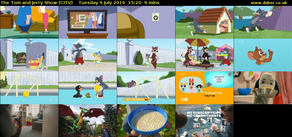 The Tom and Jerry Show (CITV) Tuesday 9 July 2019 15:20 - 15:29