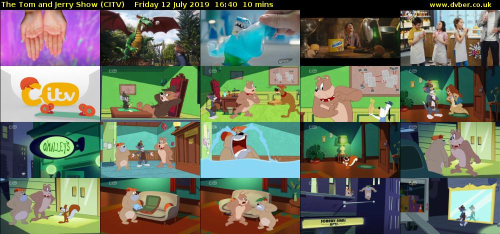 The Tom and Jerry Show (CITV) Friday 12 July 2019 16:40 - 16:50