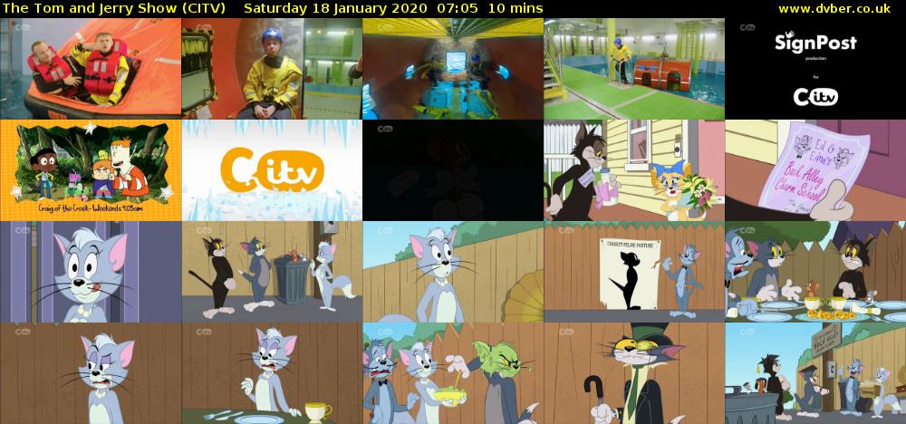 The Tom and Jerry Show (CITV) Saturday 18 January 2020 07:05 - 07:15