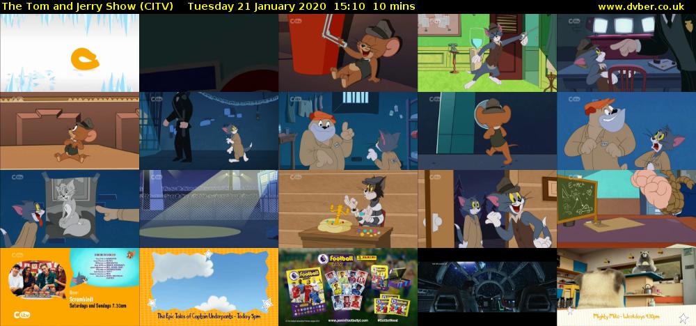 The Tom and Jerry Show (CITV) Tuesday 21 January 2020 15:10 - 15:20