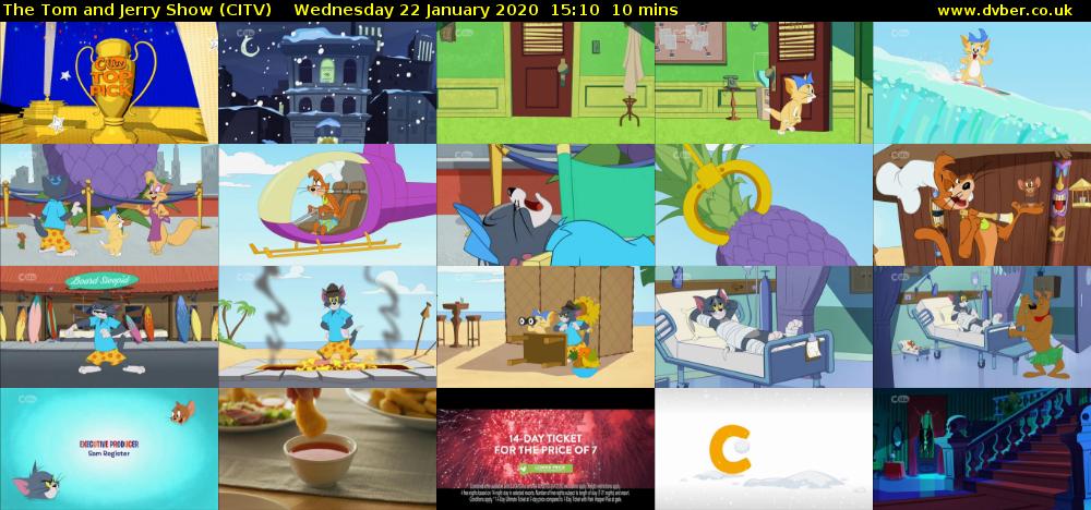 The Tom and Jerry Show (CITV) Wednesday 22 January 2020 15:10 - 15:20