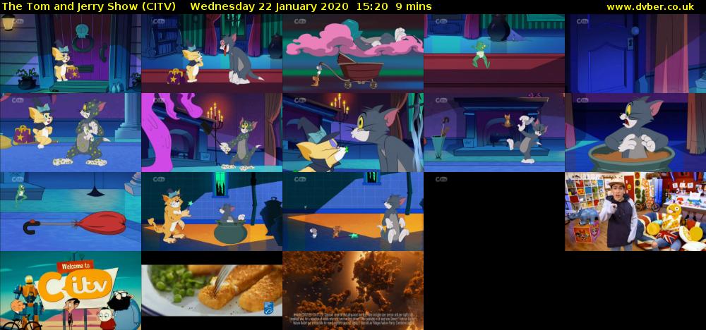 The Tom and Jerry Show (CITV) Wednesday 22 January 2020 15:20 - 15:29