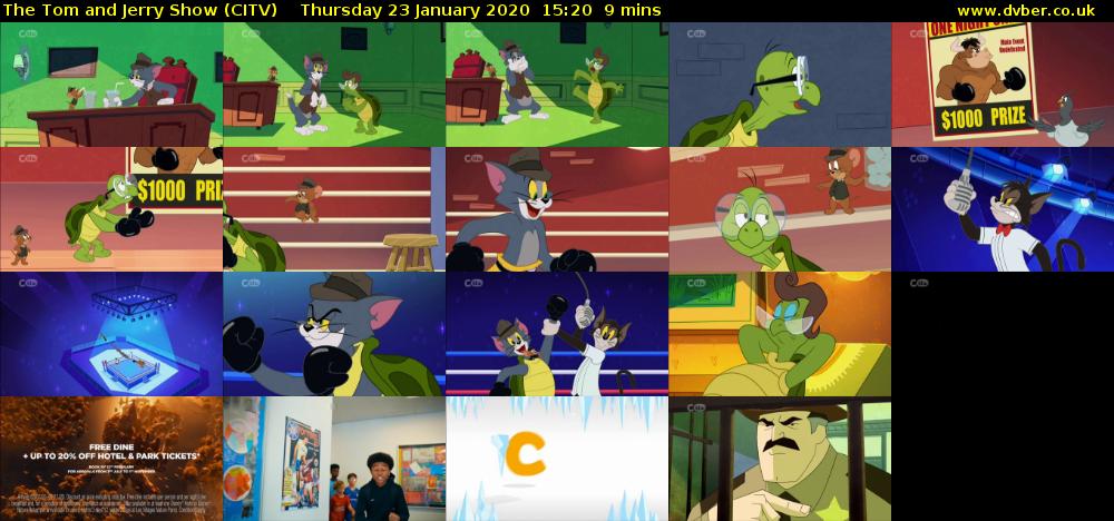 The Tom and Jerry Show (CITV) Thursday 23 January 2020 15:20 - 15:29