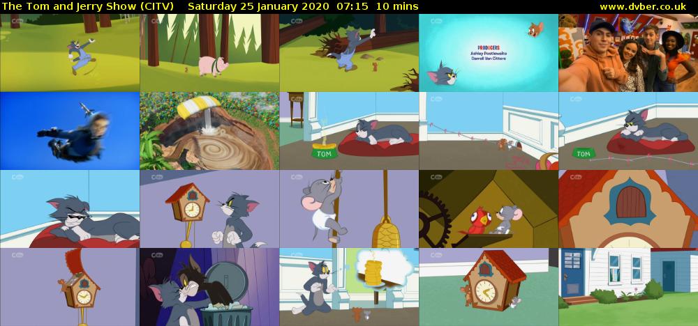 The Tom and Jerry Show (CITV) Saturday 25 January 2020 07:15 - 07:25