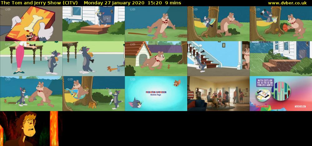 The Tom and Jerry Show (CITV) Monday 27 January 2020 15:20 - 15:29