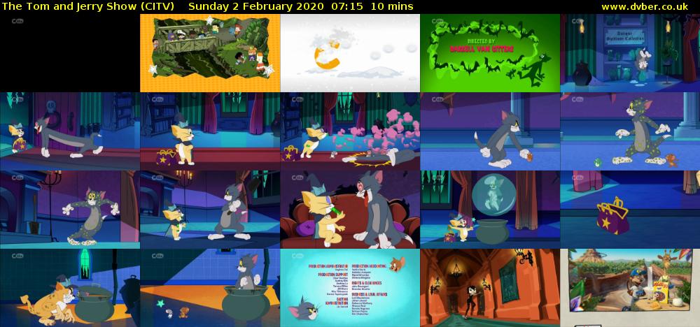 The Tom and Jerry Show (CITV) Sunday 2 February 2020 07:15 - 07:25