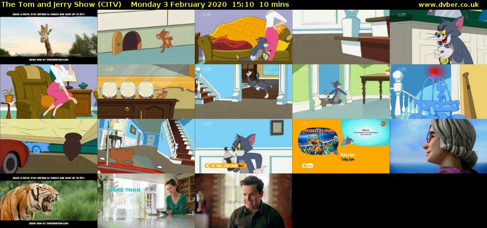 The Tom and Jerry Show (CITV) Monday 3 February 2020 15:10 - 15:20