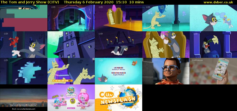 The Tom and Jerry Show (CITV) Thursday 6 February 2020 15:10 - 15:20