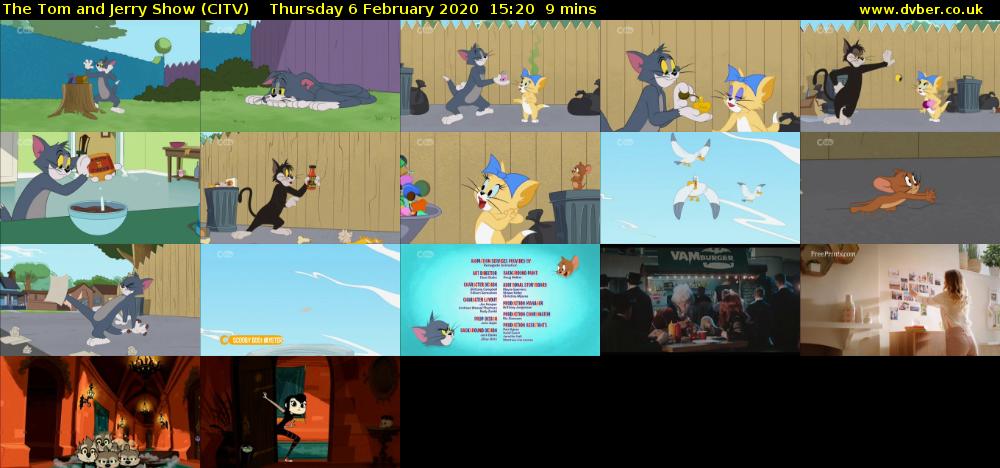 The Tom and Jerry Show (CITV) Thursday 6 February 2020 15:20 - 15:29