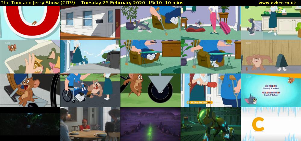 The Tom and Jerry Show (CITV) Tuesday 25 February 2020 15:10 - 15:20