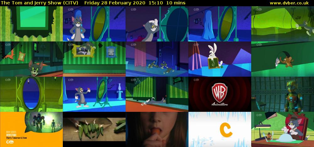 The Tom and Jerry Show (CITV) Friday 28 February 2020 15:10 - 15:20
