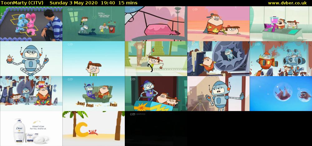 ToonMarty (CITV) Sunday 3 May 2020 19:40 - 19:55